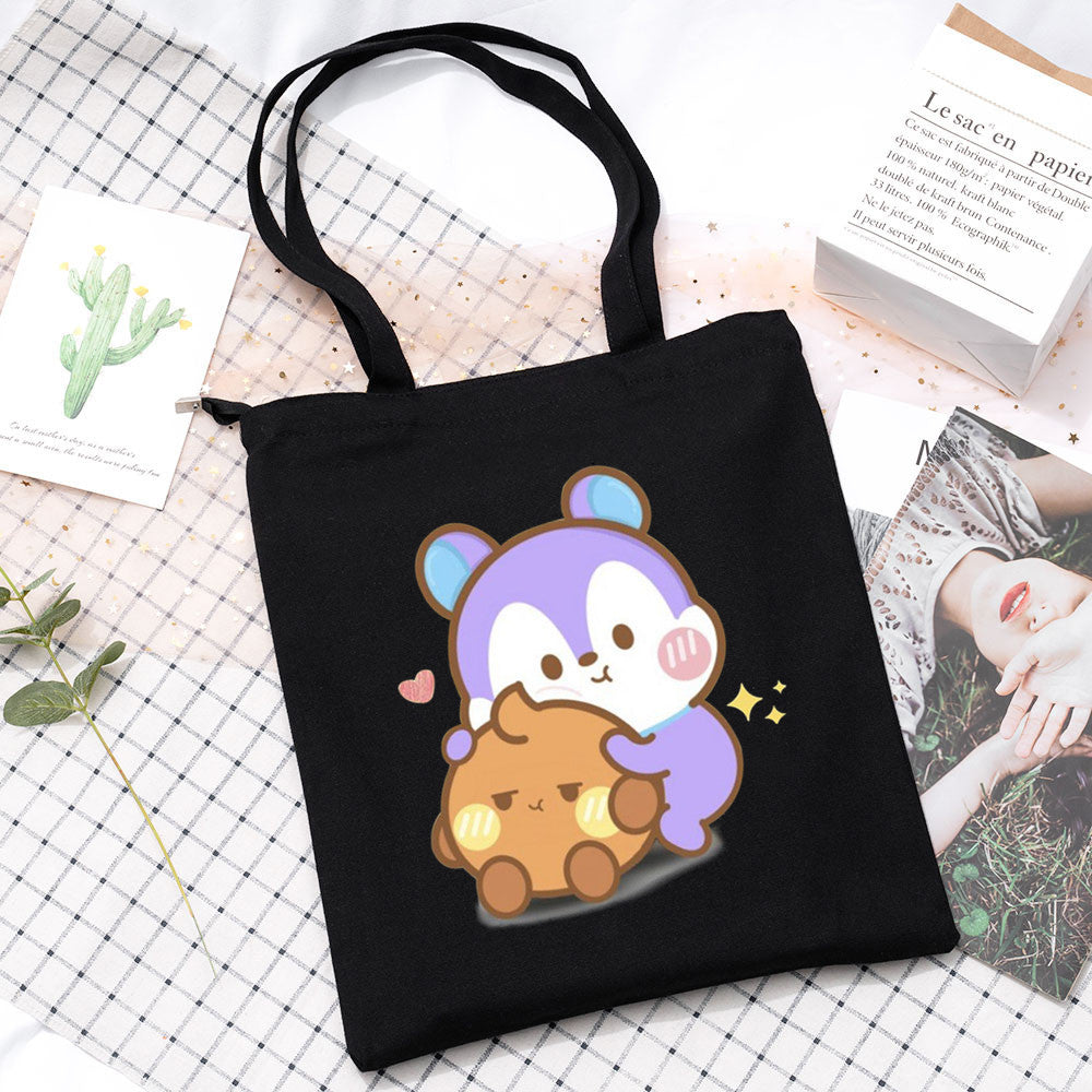 Cute Kpop Cartoon Shoulder Bag