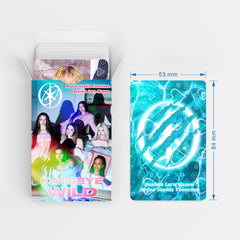 60PCS KATSEYE WILD Heart Holographic Photocards