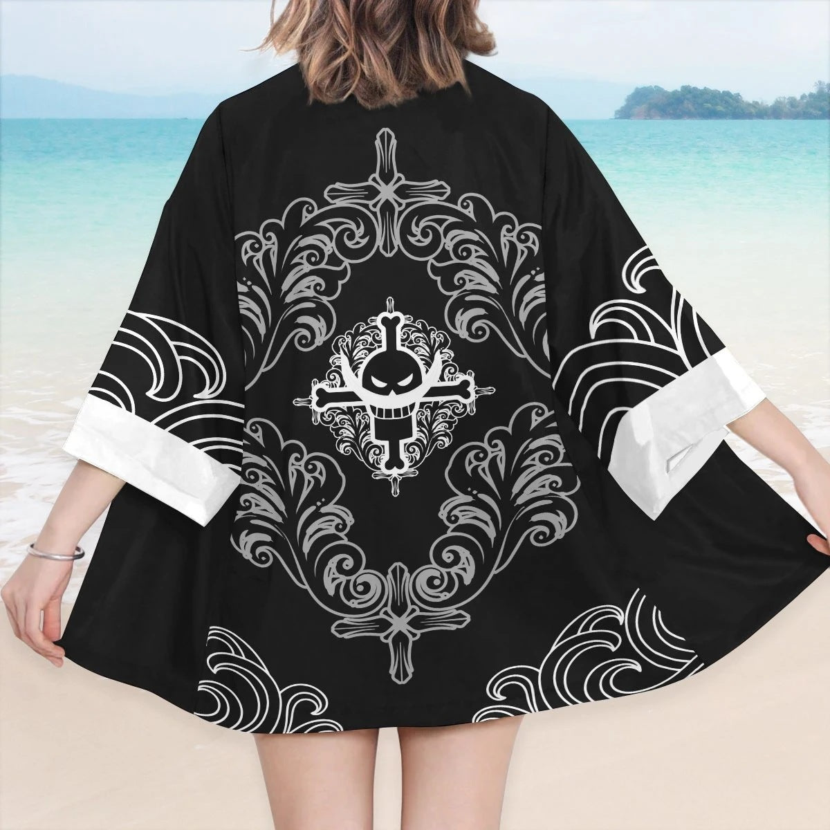 Unisex Trendy 3d Print Cosplay Kimono Cloak