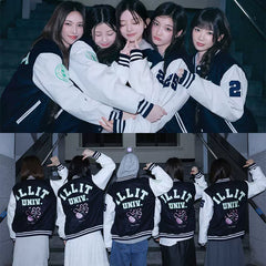 ILLIT UNIV Printed Baseball Thin Coat