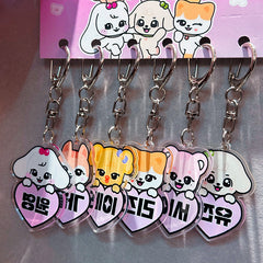 IVE "MINIVE" Name Tag Acrylic Keychain