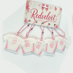RV 10th Anniversary Jersey Acrylic Keyring Set