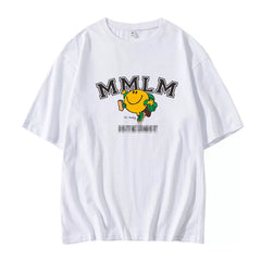 Hyunjin Cotton Printed Short-sleeved T-shirt