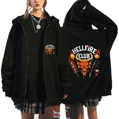 Unisex Hellfire Club Printed Sports Hoodie