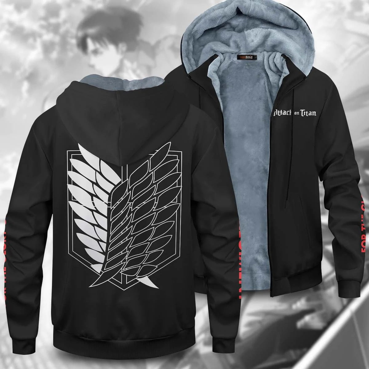 Unisex Anime Giant Cosplay Thicken Hoodie