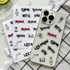 SKZ "-STAR" Transparent PVC Stickers