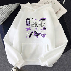 Casual Olivia Cartoon Print Pullover Hoodie