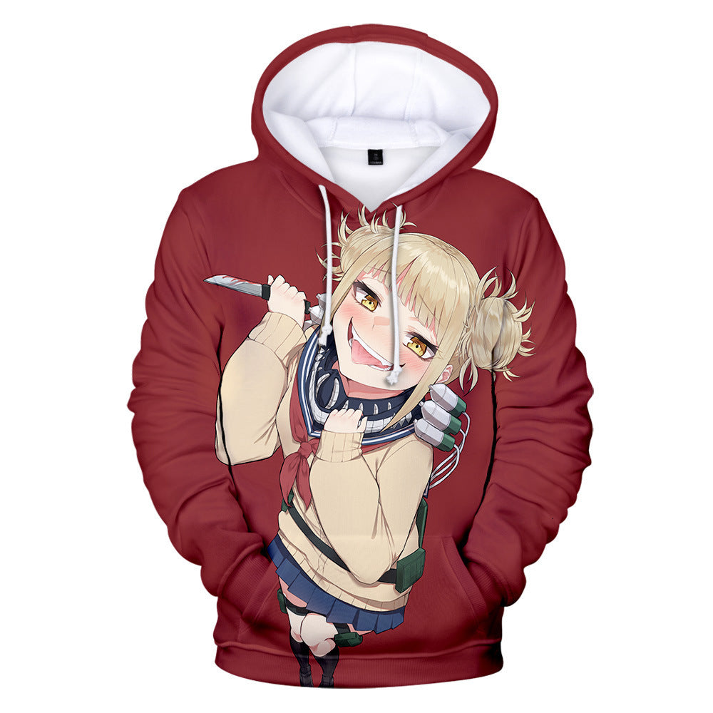 Unisex Anime 3D Color Printed Cosplay Casual Hoodie