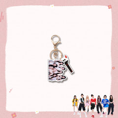 BM Acrylic Keychain Key Pendant