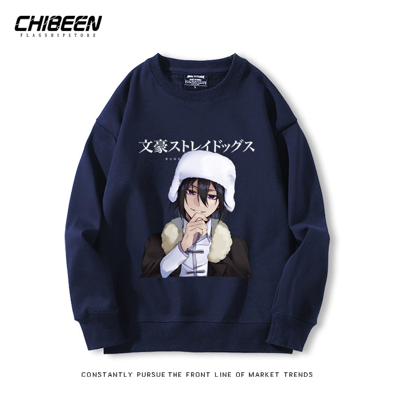 Unisex Anime Crew Neck Sweatshirt Top