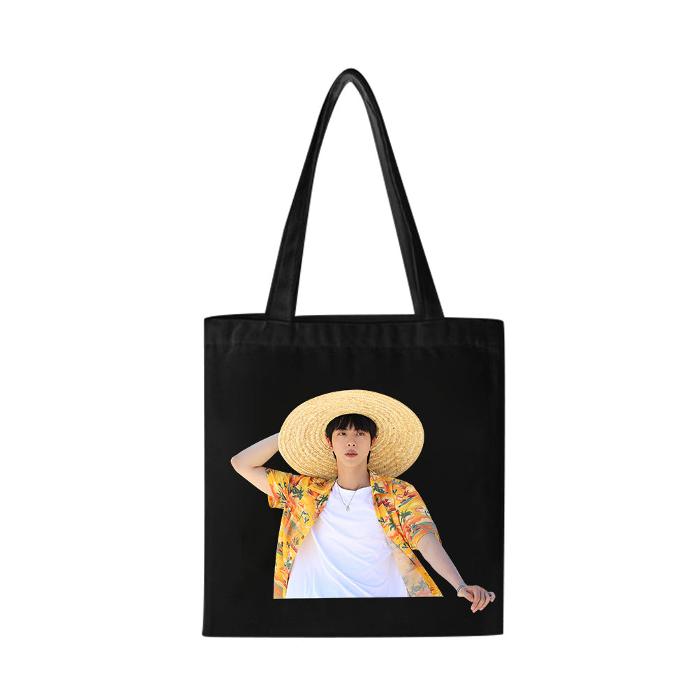 KPOP Poster Print Zipper Handbag