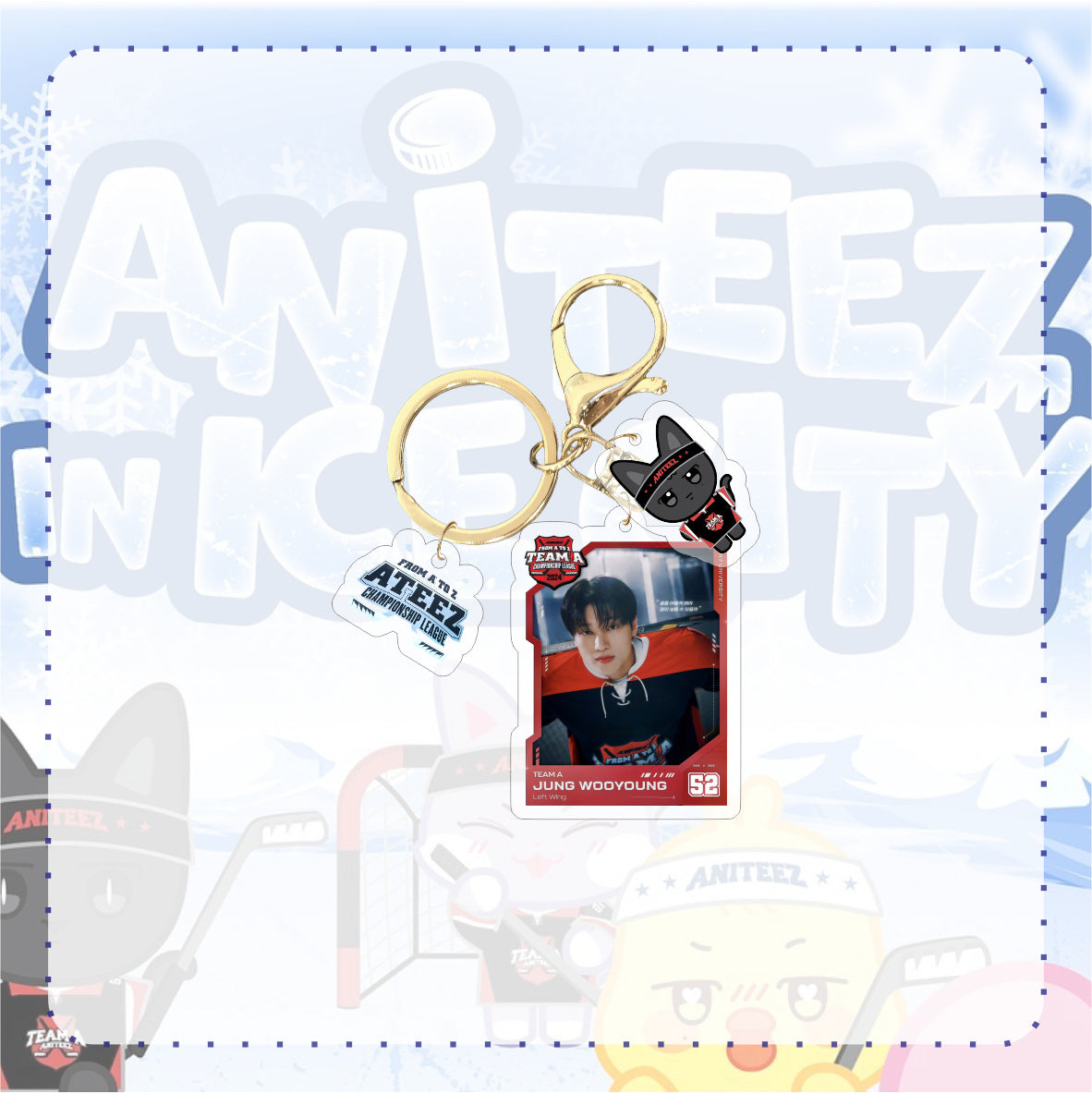 KPOP Cartoon Portraits Keychain Pendants