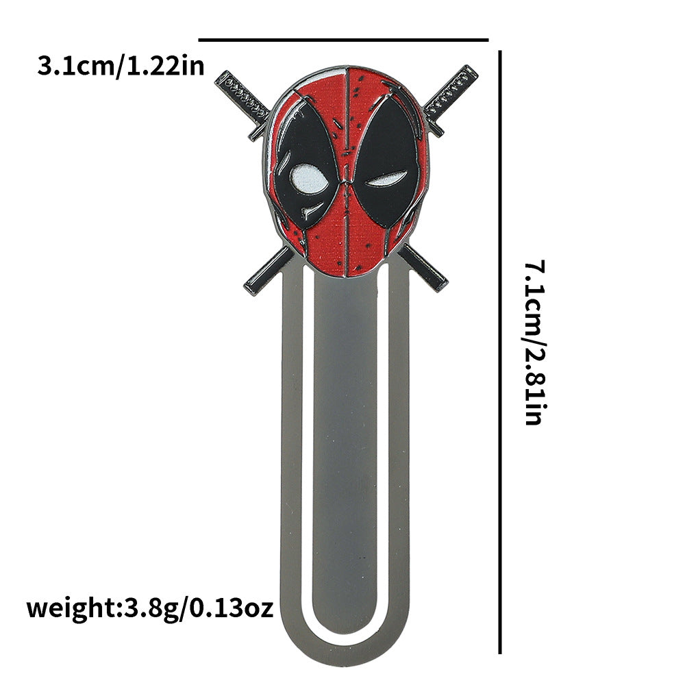 Deadpool and Wolverine Metal Bookmark