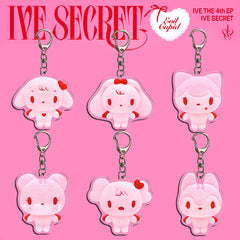 "IVE SECRET" Album Cartoon Acrylic Keychain