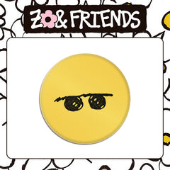GD ZOA Badge Mirror Keychain