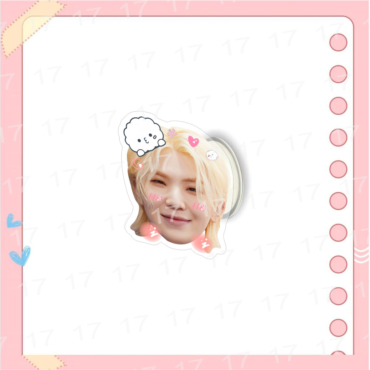 Cute Kpop Acrylic Phone Retractable Bracket