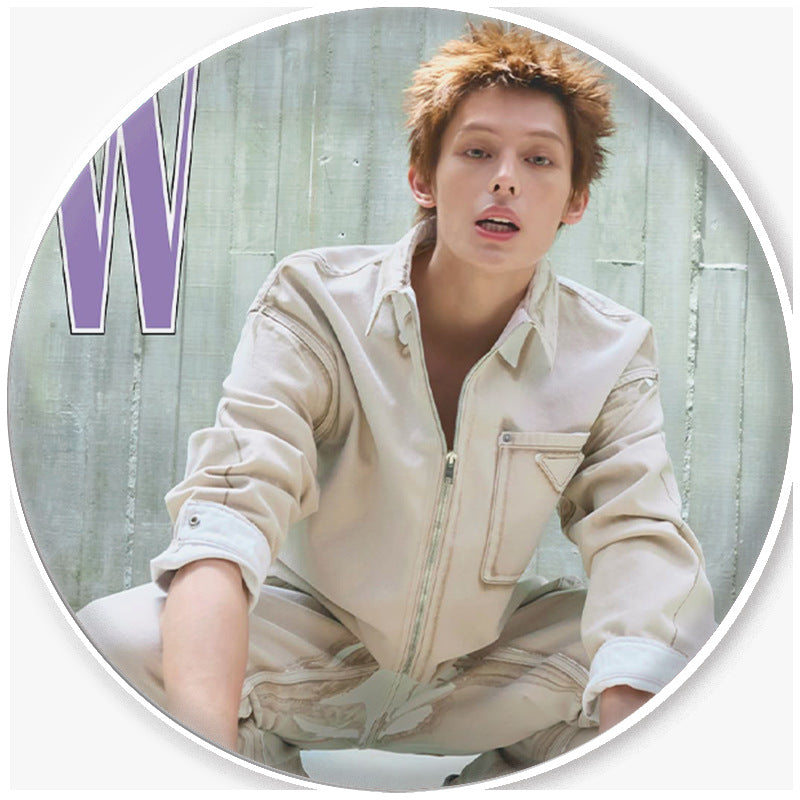 CORTIS Magazine Badge Mirror Keychain
