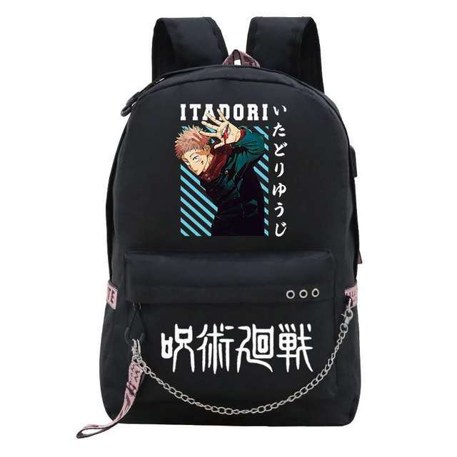 Trendy Anime Print Large Capacity Backpack