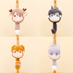 Cartoon Game Plush Toy Keychain Pendant