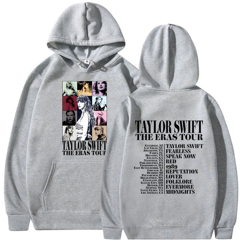 Casual Unisex Taylor Letter Loose Hoodie