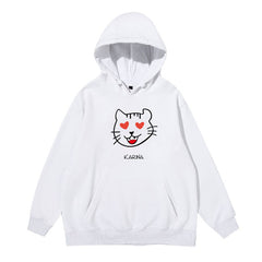 KPOP MY SYNK Graphic Loose Pullover Hoodie