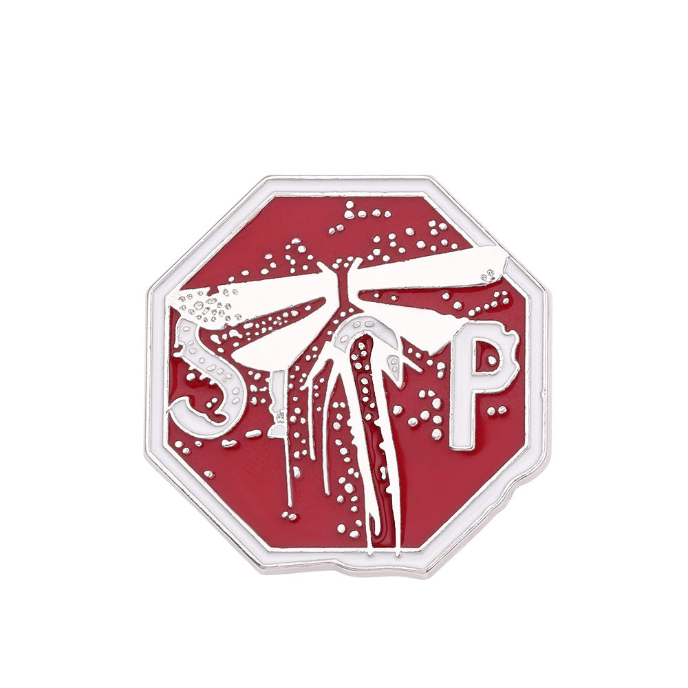Game Logo Brooch Badge