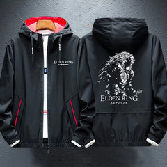 Trendy Game Print Thin Hooded Jacket