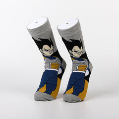 Vegeta Anime Leisure Sports Medium Tube Socks