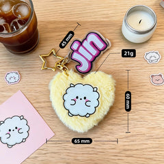 JIN V SUGA J-Hope Plush Pendant Keychain