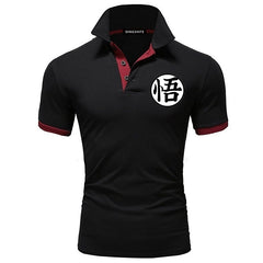 Men's Goku Casual Short Sleeve Polo T-Shirt