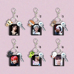 KPOP RIWOO Bag Acrylic Pendant Keychain