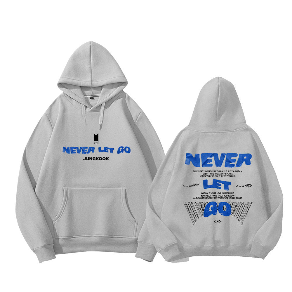 KPOP Album NEVER LET GO Double-sided Hoodie