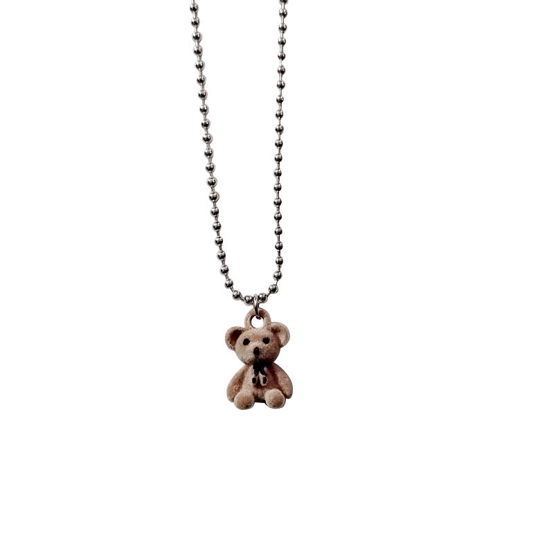 Plush Bear Necklace