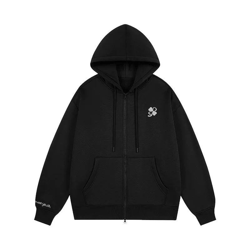 Doyoung DearestYouth Printed Zipper Hoodie
