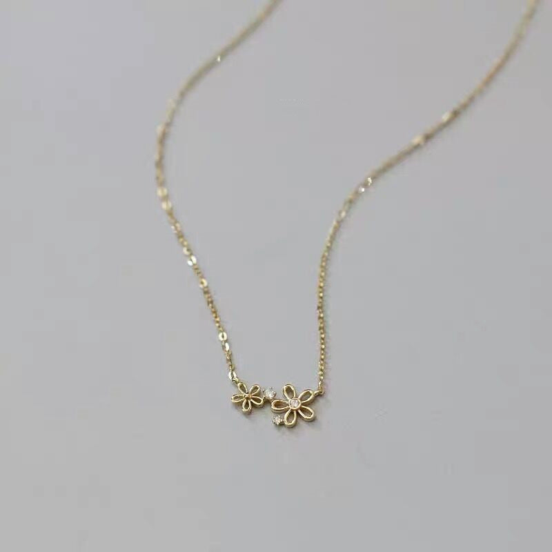 S925 Silver Daisy Necklace