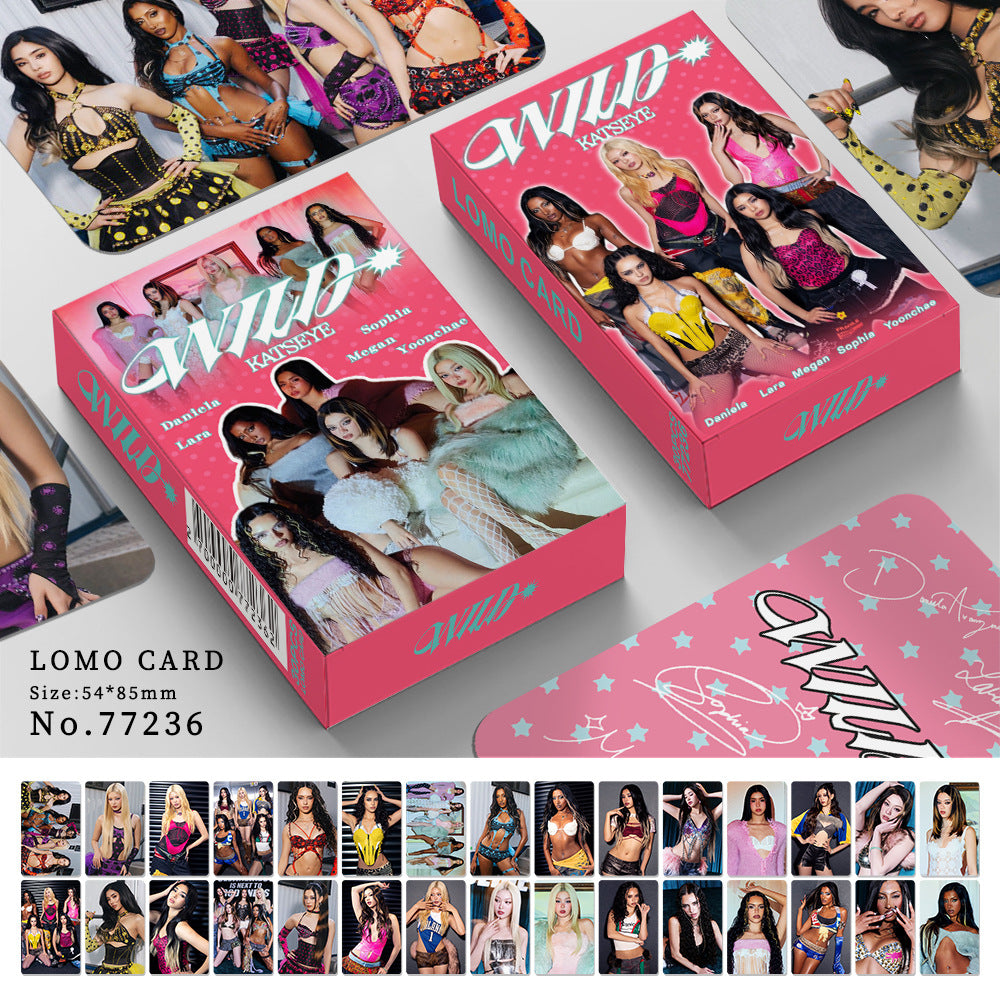 30PCS KPOP Album "WILD" Photocard Collection