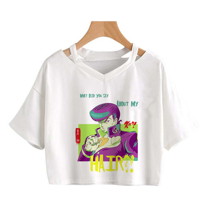 Chic Girls Jojo Printed Crop Top T-shirt