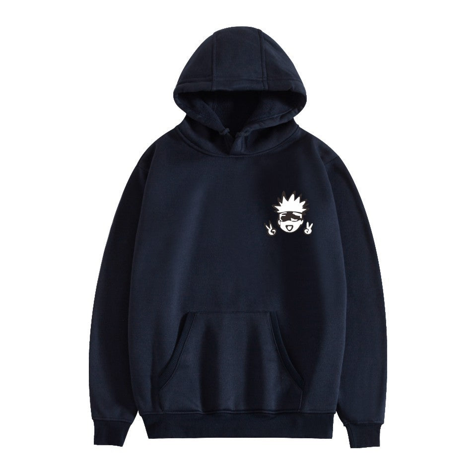 Unisex Cute Gojo Loose Casual Pullover Hoodie