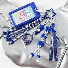 NJZ Card Holder Pendant Bag Charm