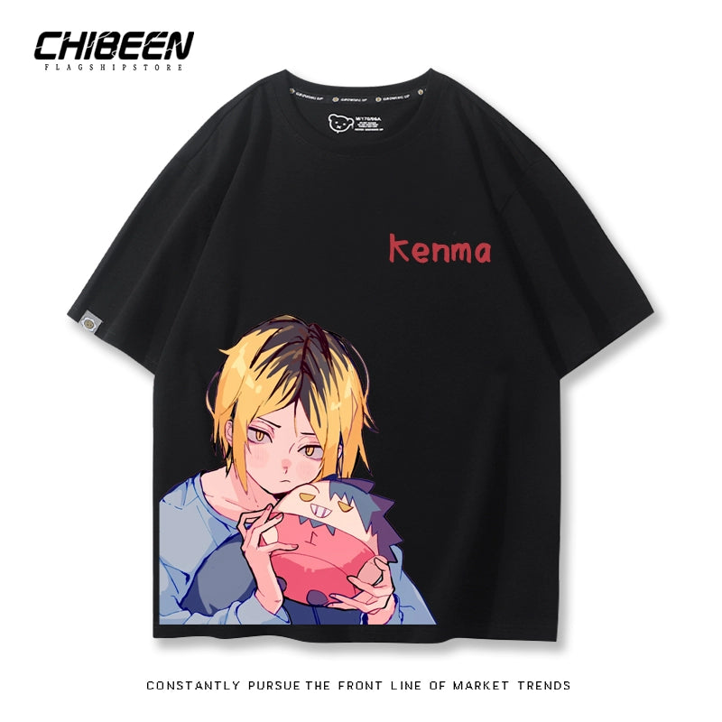 Unisex Kenma Anime Short Sleeve T-Shirt
