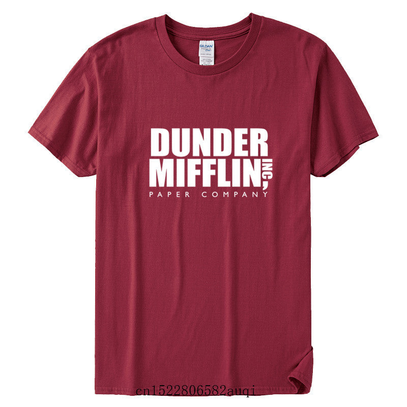 DUNDER logo Print Cotton T-Shirt
