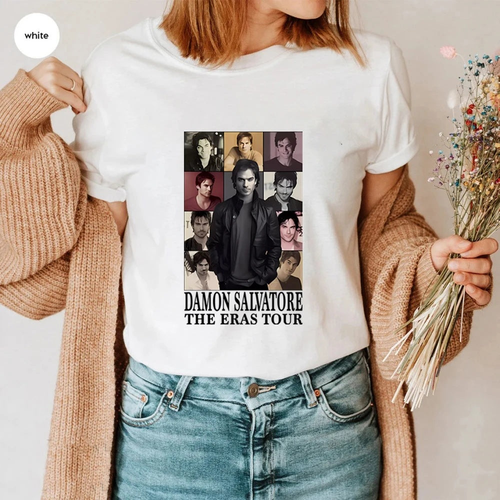 Damon Salvatore The Eras Tour T-shirt