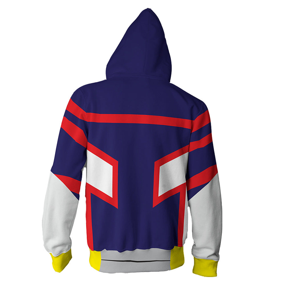 Trendy Cool Anime 3D Zip Up Cosplay Hoodie