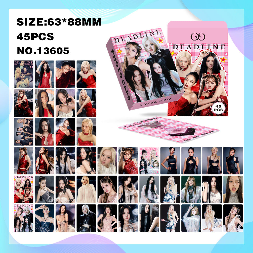 45PCS BP Album DEADLINE Photocard Collection