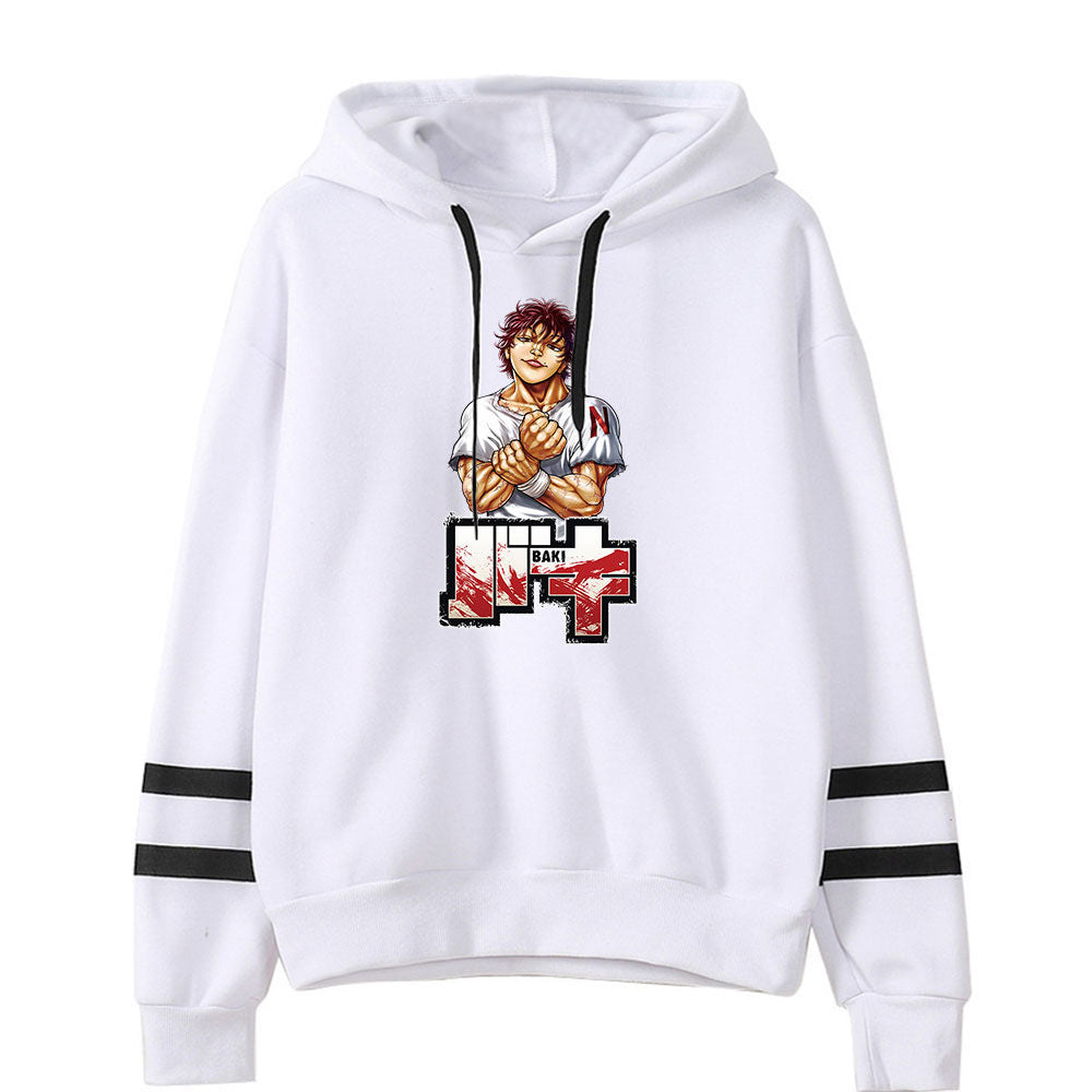 Casual Anime Graphic Print Loose Hoodie