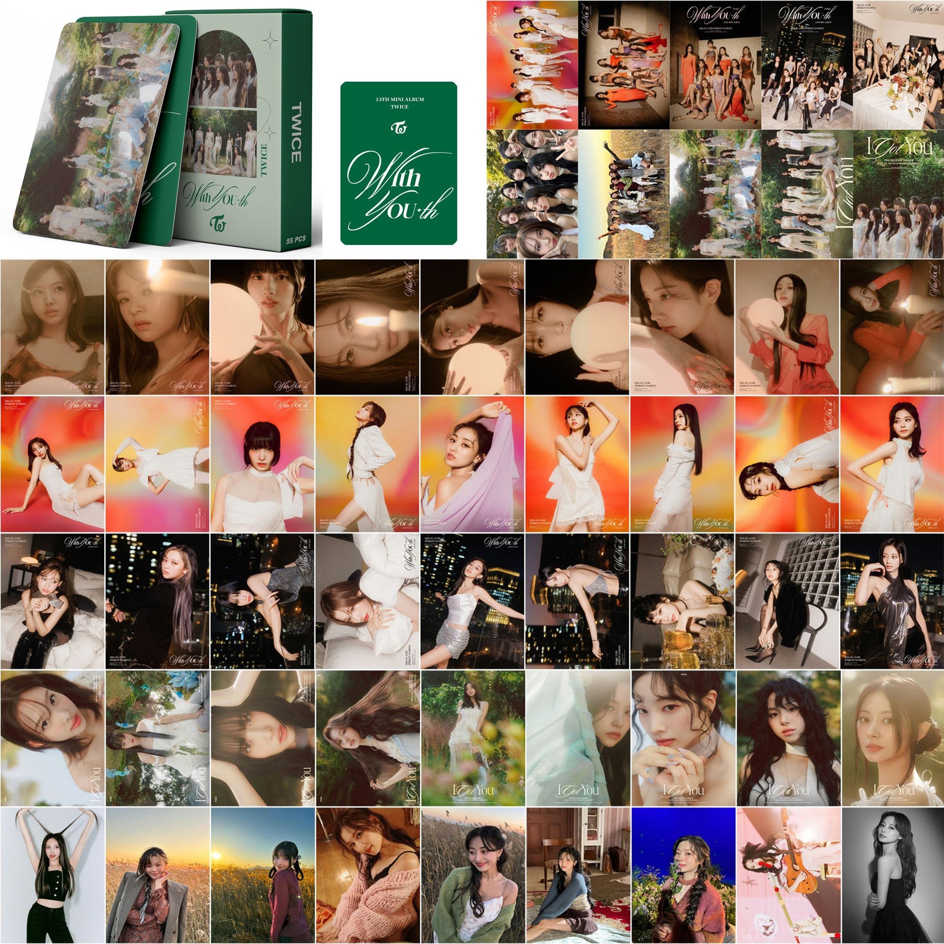 55 Kpop LOMO Cards