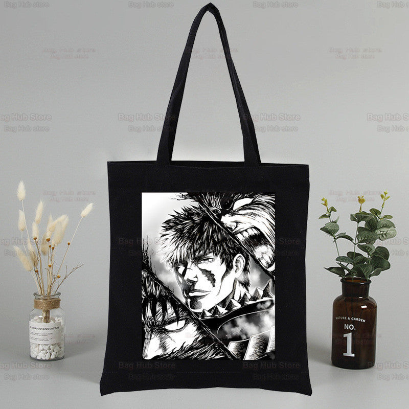 Guts Anime Printed Canvas Tote Bag