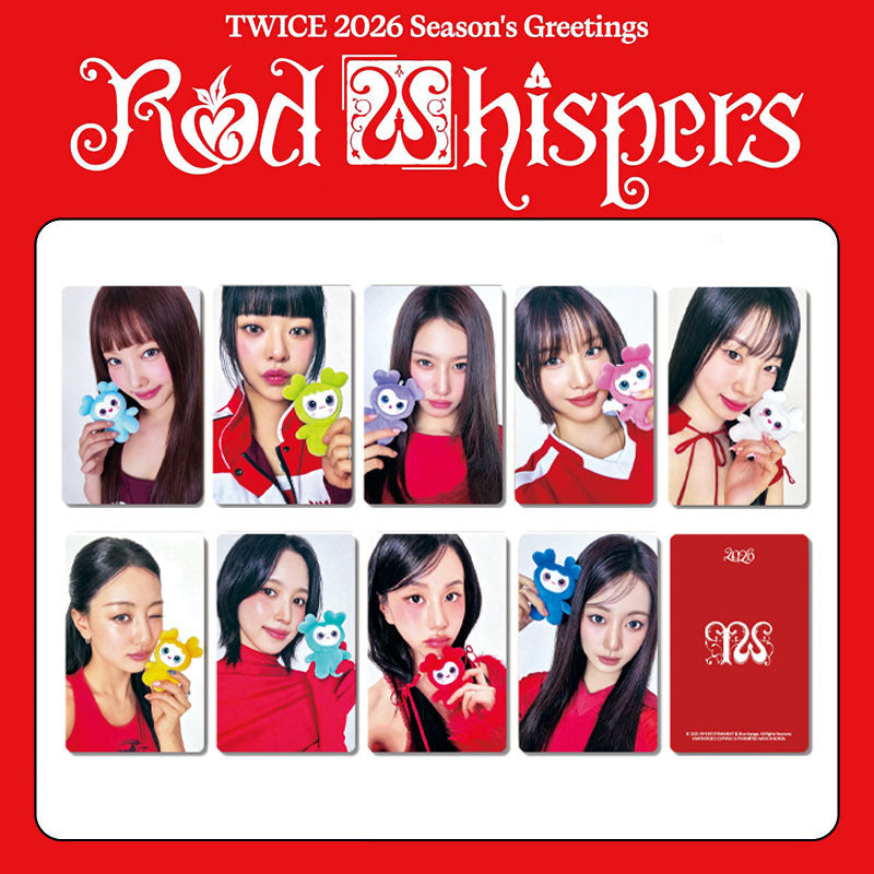 TWICE RED WHISPERS Photocard 9pcs