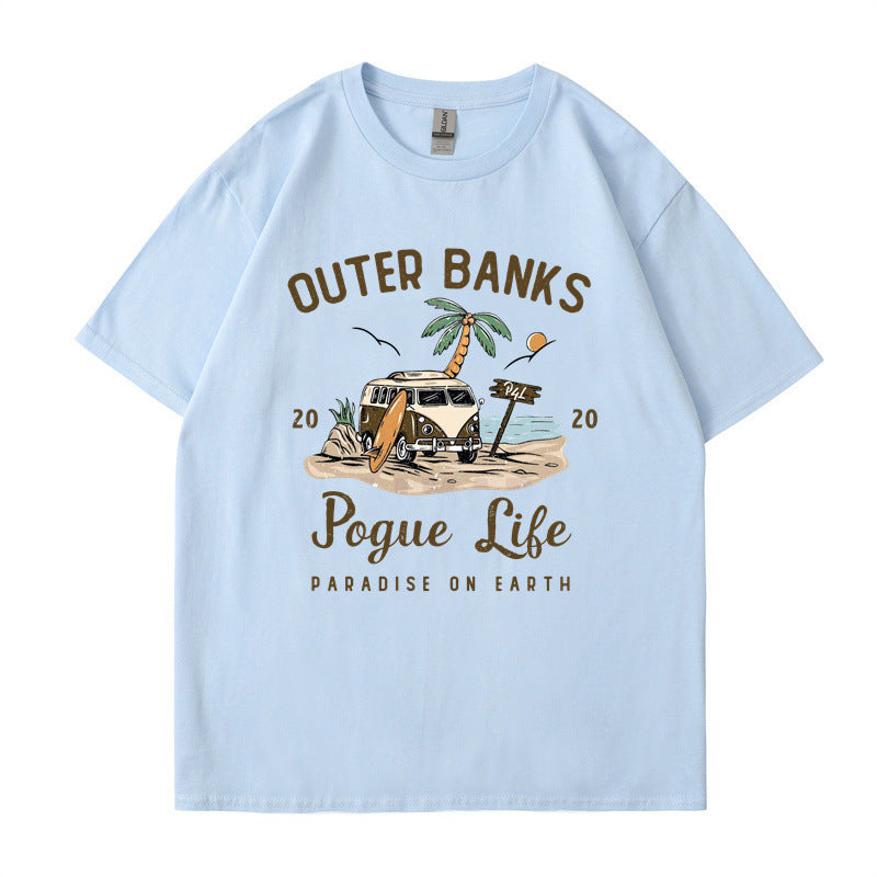 Women's TV Printed Short-sleeved T-shirt