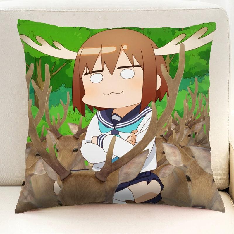 Cute Anime Throw Pillow